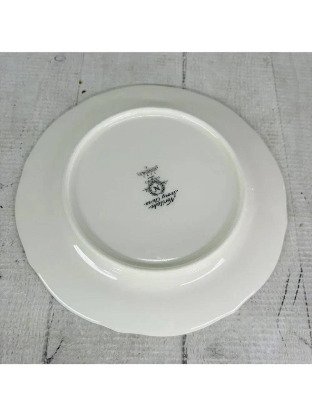 Noritake ROTHSCHILD 7293 Blue Band Pink Floral Ivory Japan Bread Plates Set of 4